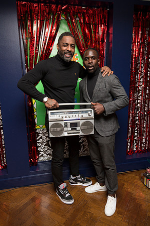 Idris Elba with Jimmy Akingbola